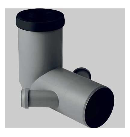 CURVA PER WC A PAVIMENTO CON DUE ATTACCHI GEBERIT - DM 110-40