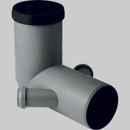 CURVA PER WC A PAVIMENTO CON DUE ATTACCHI GEBERIT - DM 110-50