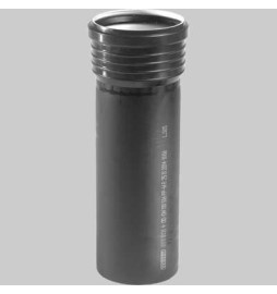 TUBO FONOISOLANTE CON UN BICCHIERE STEM Ø 125 - cm 50
