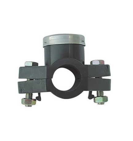 PRESA A STAFFA CON RINFORZO INOX 4 BULLONI PLASSON 90 x 2"