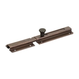 CATENACCIOLO ORIZZONTALE ACCIAIO BRONZ 200 MM