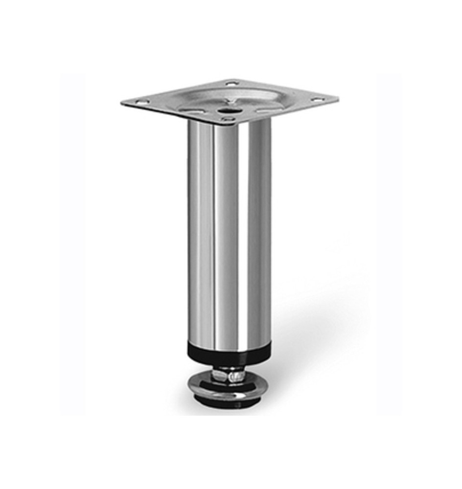 PIEDINO REGOLABILE ACCIAIO CROMATO MOBILI 100 MM