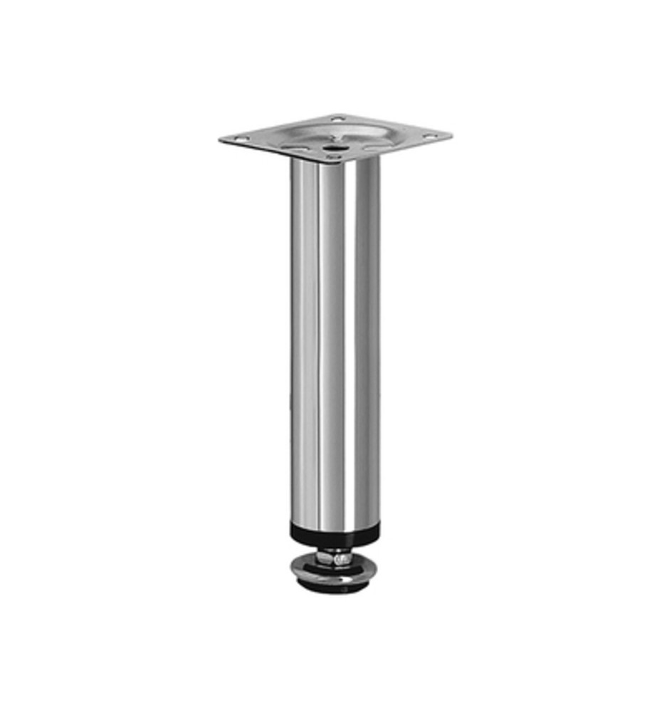 PIEDINO REGOLABILE ACCIAIO CROMATO MOBILI 150 MM