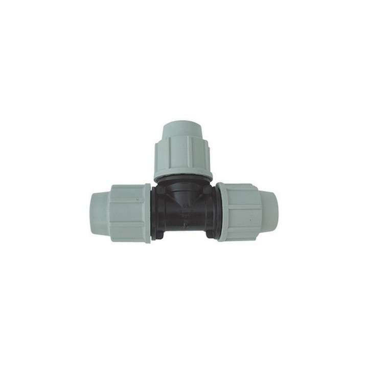 TEE A 90° PLASSON PER TUBO POLIETILENE Diam. 16