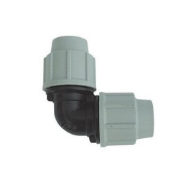 GOMITO A 90° PLASSON PER TUBO POLIETILENE Diam. 16