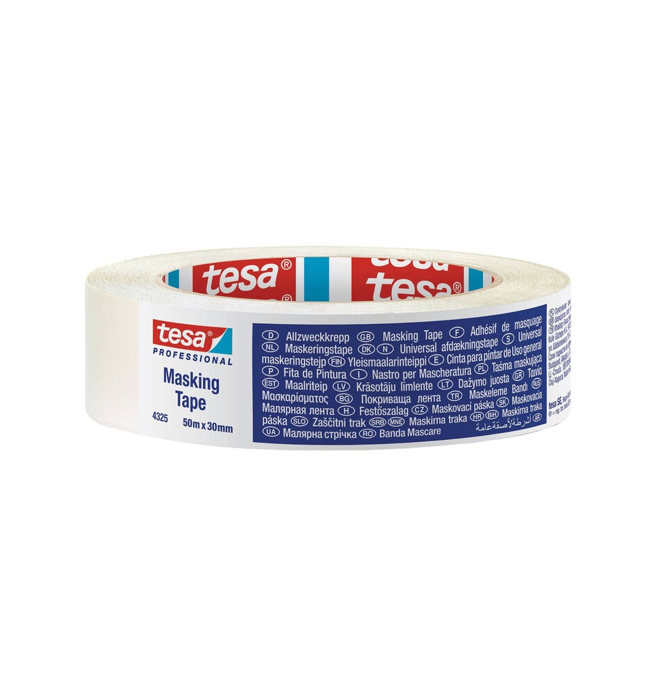 NASTRO MASCHERA EDILIZIA TESA 30 MM X 50 M