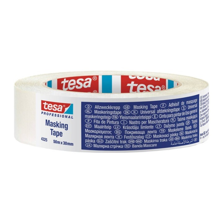 NASTRO MASCHERA EDILIZIA TESA 30 MM X 50 M