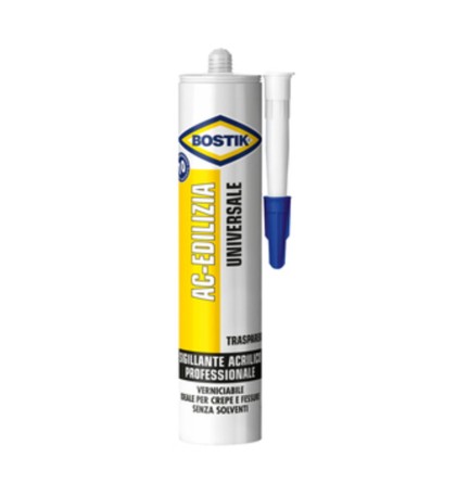 BOSTIK ACRILICO EDILIZIA 300 ML TRASPARENTE CART