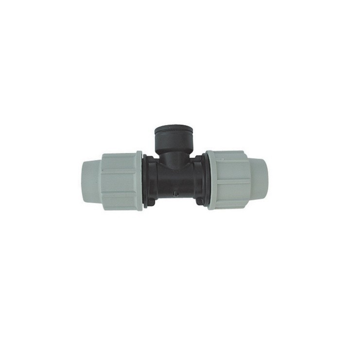 TEE A 90° FEMMINA PLASSON PER TUBO POLIETILENE 1"1/4 x 40