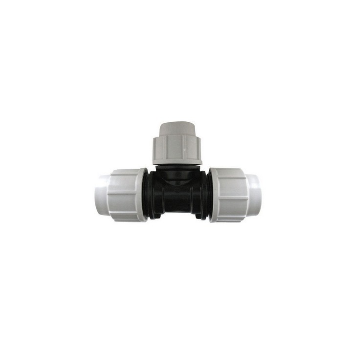 TEE A 90° RIDOTTA PLASSON PER TUBO POLIETILENE Diam. 40x32x40