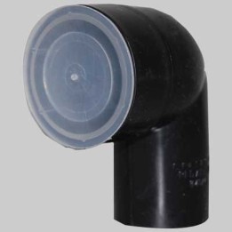 CURVA TECNICA IN 'PE' - Ø 40 x 46 (Morsetto)