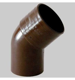 CURVA 45° PVC TESTA DI MORO - Ø 80