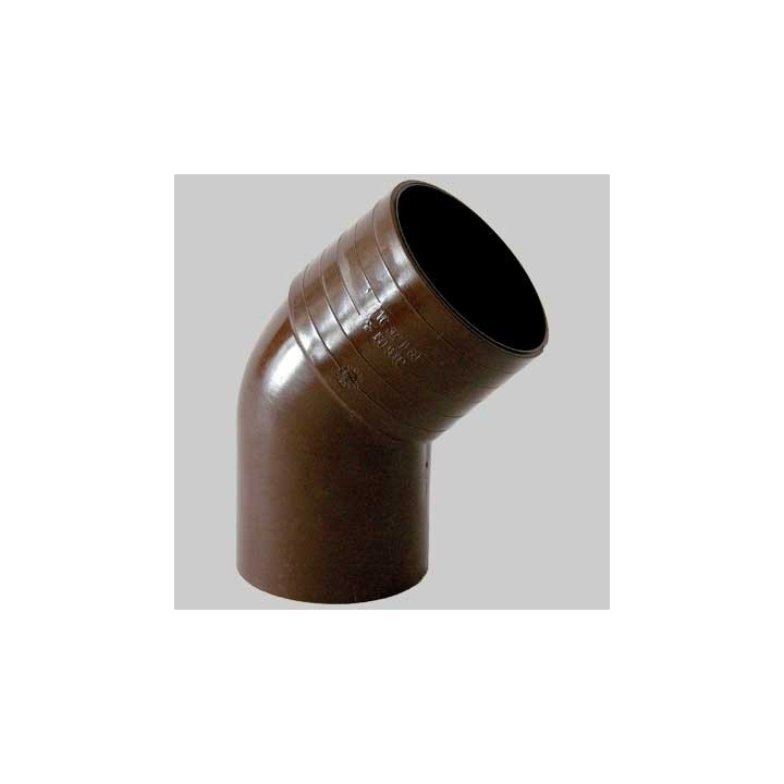 CURVA 45° PVC TESTA DI MORO - Ø 80