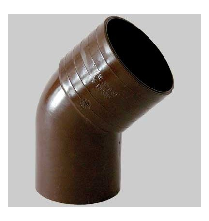 CURVA 45° PVC TESTA DI MORO - Ø 100