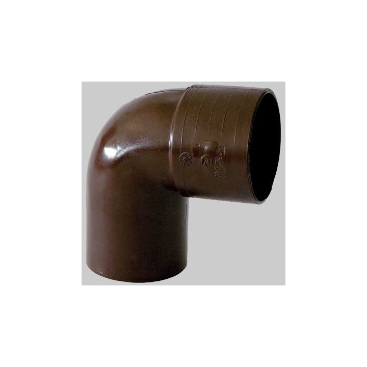 CURVA 87°-30 PVC TESTA DI MORO - Ø 80