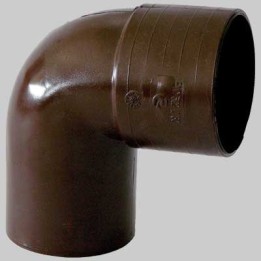 CURVA 87°-30 PVC TESTA DI MORO - Ø 100