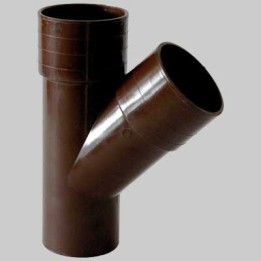 BRAGA 45° PVC TESTA DI MORO - Ø 80