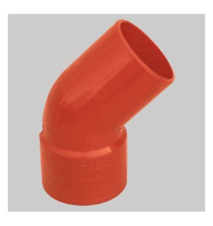 CURVA 45° PVC - Ø 80
