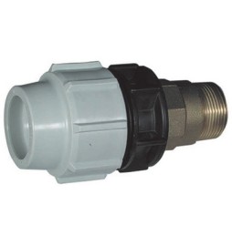 RACCORDO MASCHIO DI TRANSAZIONE IN OTTONE 1"1/2 x 50