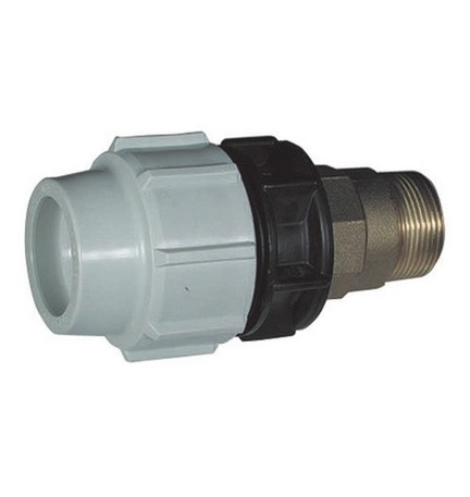 RACCORDO MASCHIO DI TRANSAZIONE IN OTTONE 2" x 63