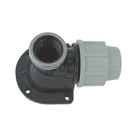 PLACCA MURALE A GOMITO PLASSON 1/2 x 20