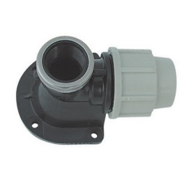 PLACCA MURALE A GOMITO PLASSON 3/4 x 25