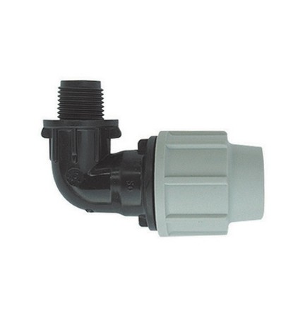 GOMITO A 90° MASCHIO PLASSON 1"1/4 x 40