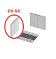 R COPPIA REFRATTARIO LATERALE DX/SX X STUFA KIR