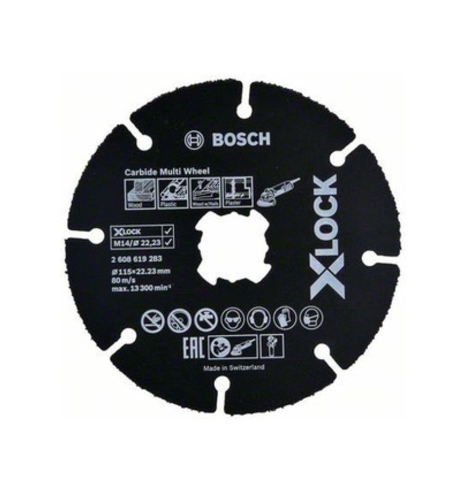 BOSCH-A DISCO UNIVERSALE CARBIDE XLOCK 115 MM