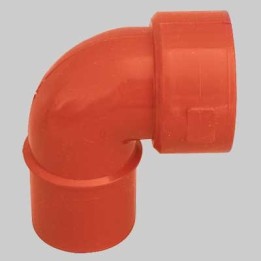 CURVA TECNICA MASCHIO/FEMMINA PVC - 46 x 40