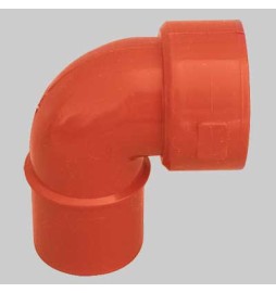 CURVA TECNICA MASCHIO/FEMMINA PVC - 46 x 40
