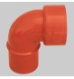 CURVA TECNICA MASCHIO/FEMMINA PVC - 46 x 40