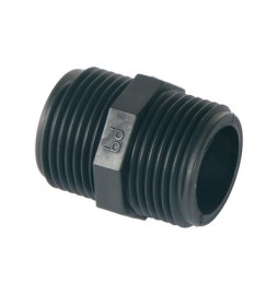 NIPPLE IN PP NERO 3/4"