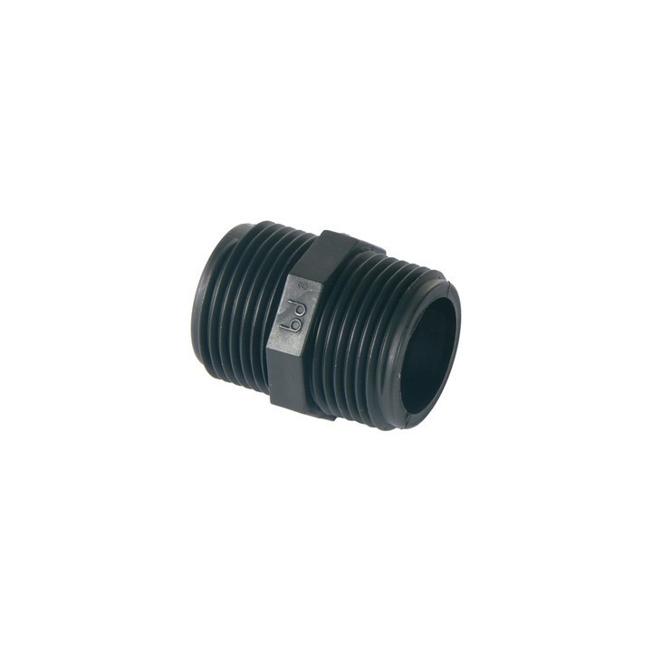 NIPPLE IN PP NERO 1"