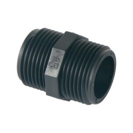 NIPPLE IN PP NERO 2"