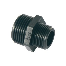 NIPPLES RIDOTTO IN PP NERO 1"1/4x1"