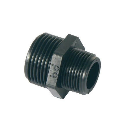 NIPPLES RIDOTTO IN PP NERO 2"x1"1/2