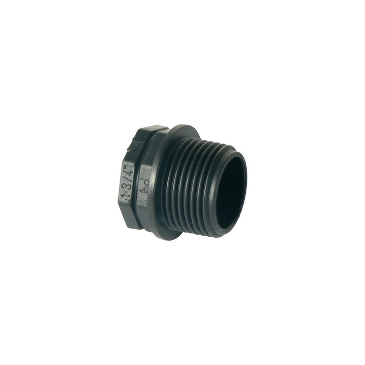 BUSSOLA DI RIDUZIONE IN PP NERO 1"x3/4"