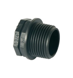 BUSSOLA DI RIDUZIONE IN PP NERO 1"1/2x1"1/4"