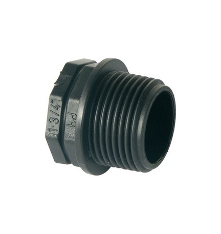 BUSSOLA DI RIDUZIONE IN PP NERO 1"1/2x1"1/4"