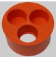 TAMPONE 3 FORI - 100 x 40-40-40