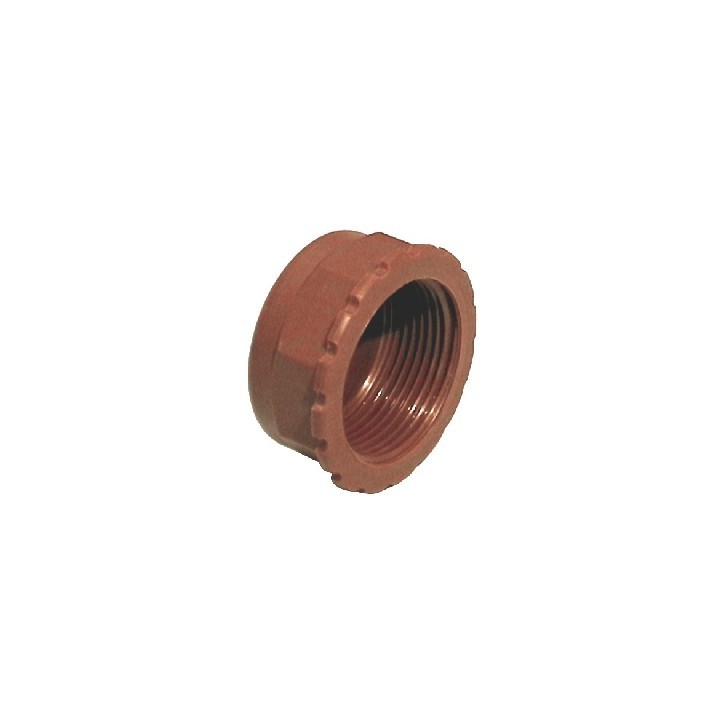 CALOTTA IN PP MARRONE 1/2"
