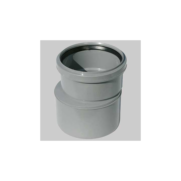 RACCORDO DI PASSAGGIO PP-PVC AUMENTO - F 110 PP c/guarn. X M 125 Pvc
