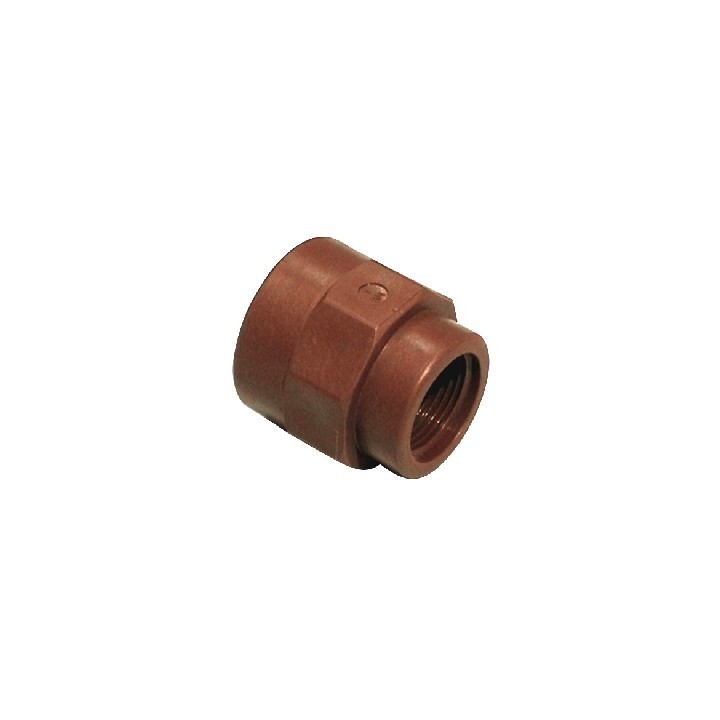 MANICOTTO RIDOTTO IN PP MARRONE 3/4" X 1/2"