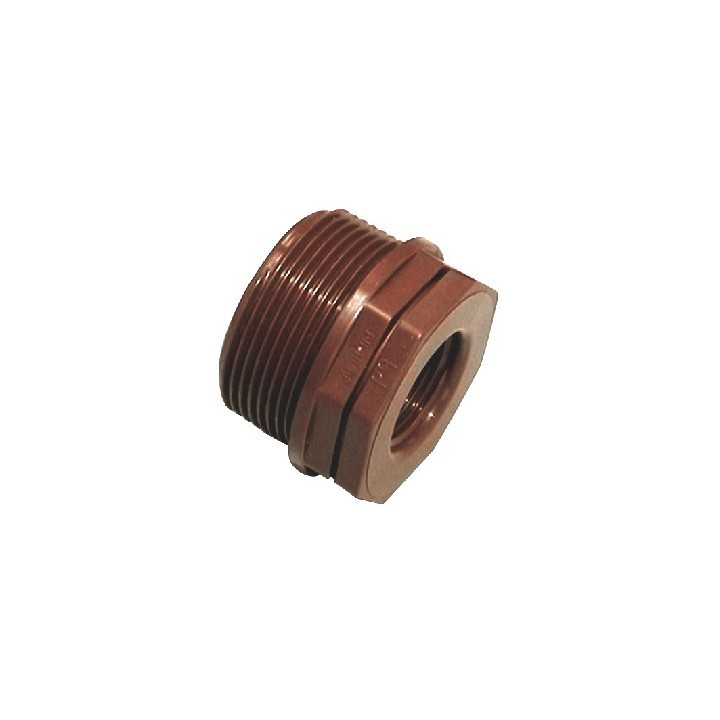 BUSSOLA DI RINFORZO IN PP MARRONE 3/4"X1/2"