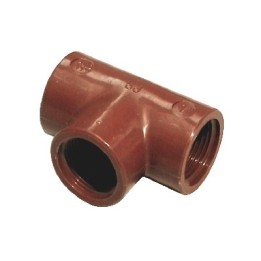 TI A 90° IN PP MARRONE 3/4"