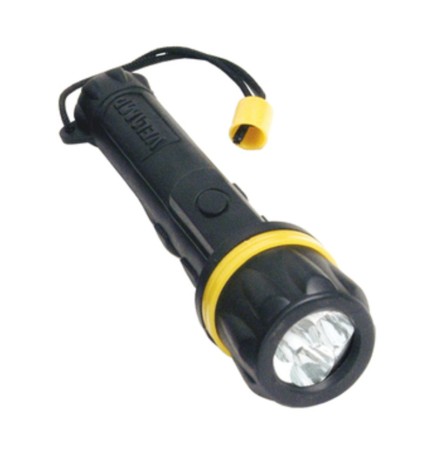 TORCIA LED RUBBER 2 BATTERIE AA (NON INCLUSE)