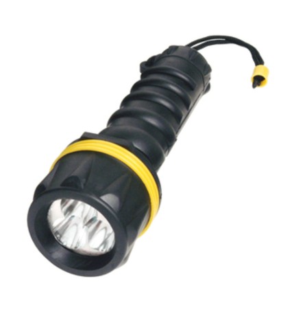 TORCIA LED RUBBER 2 BATTERIE D (NON INCLUSE)