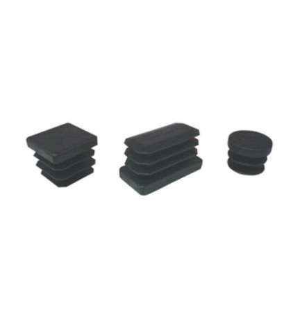 BL PUNTALE ALETTATO TONDO 26 MM NERO 8 PZ