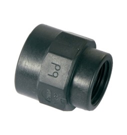 MANICOTTO RIDOTTO FILETTATO IN PP 1"1/4 x 1"